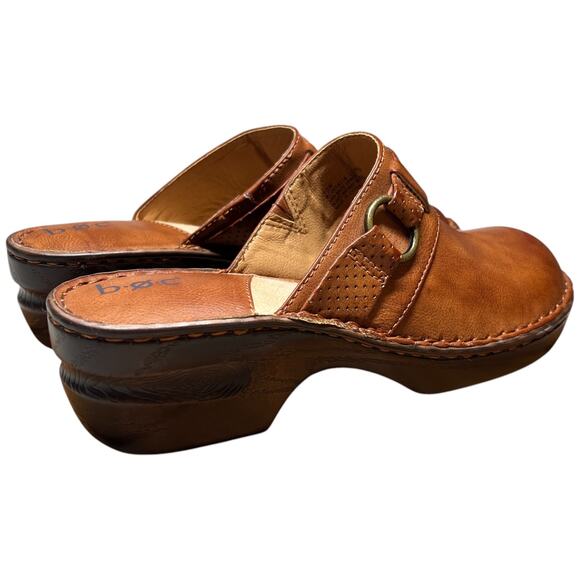 BOC BORN Polly Women's 10 Size Brown Clog Comfort Mule Platform Slip On - Picture 5 of 14